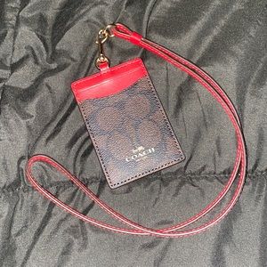 NWOT Coach Wallet Lanyard